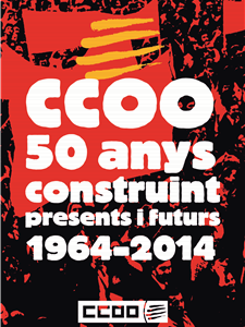 Cartel 50 años CCOO Cataluña