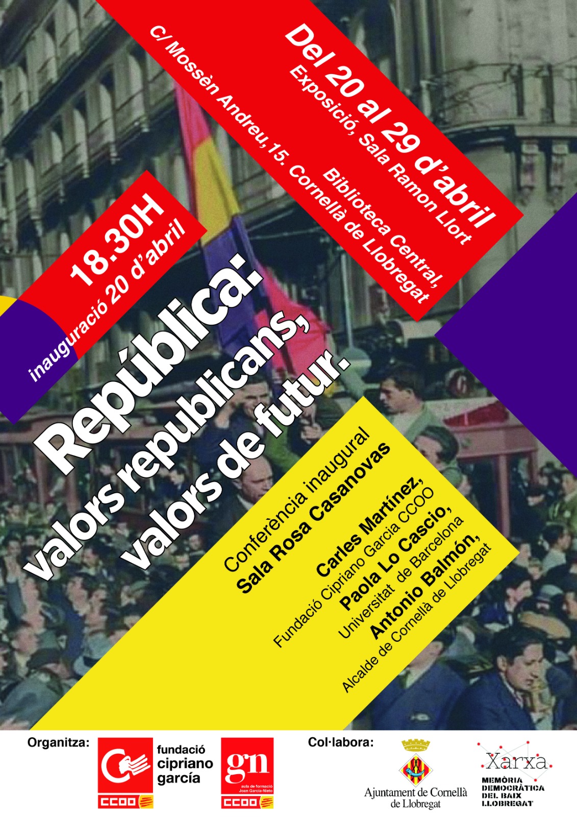 Cartell Exposicio Republica 20 Al 29 Abril 2022