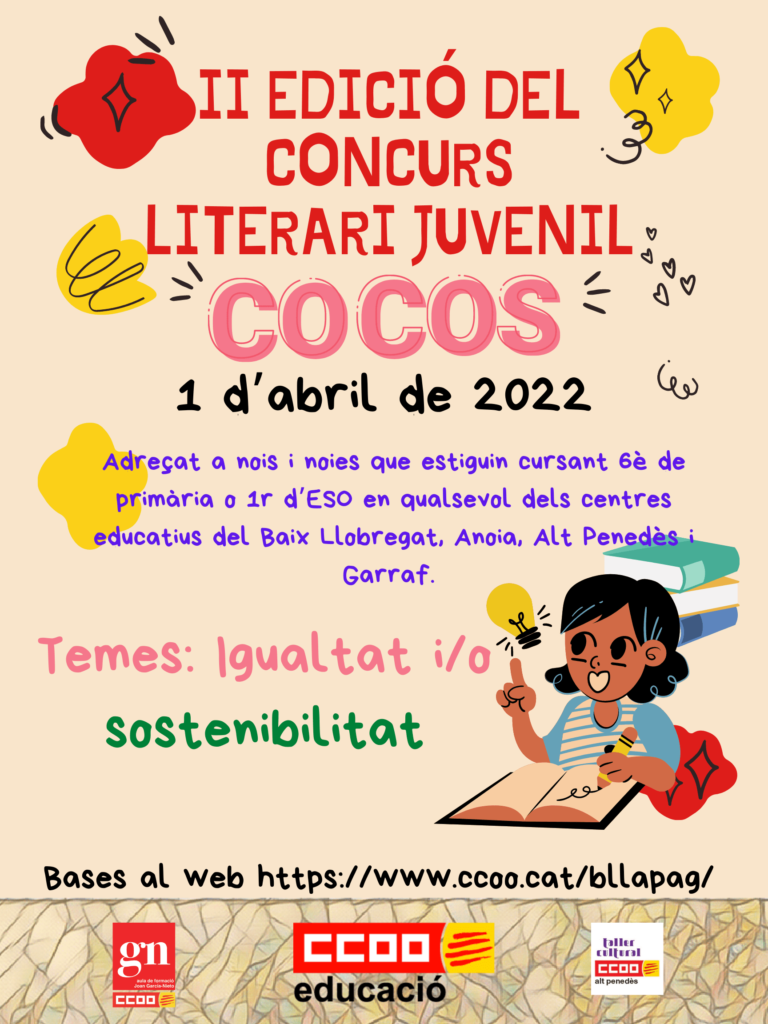Cartell Ii Concurs Literari Juvenil 2022