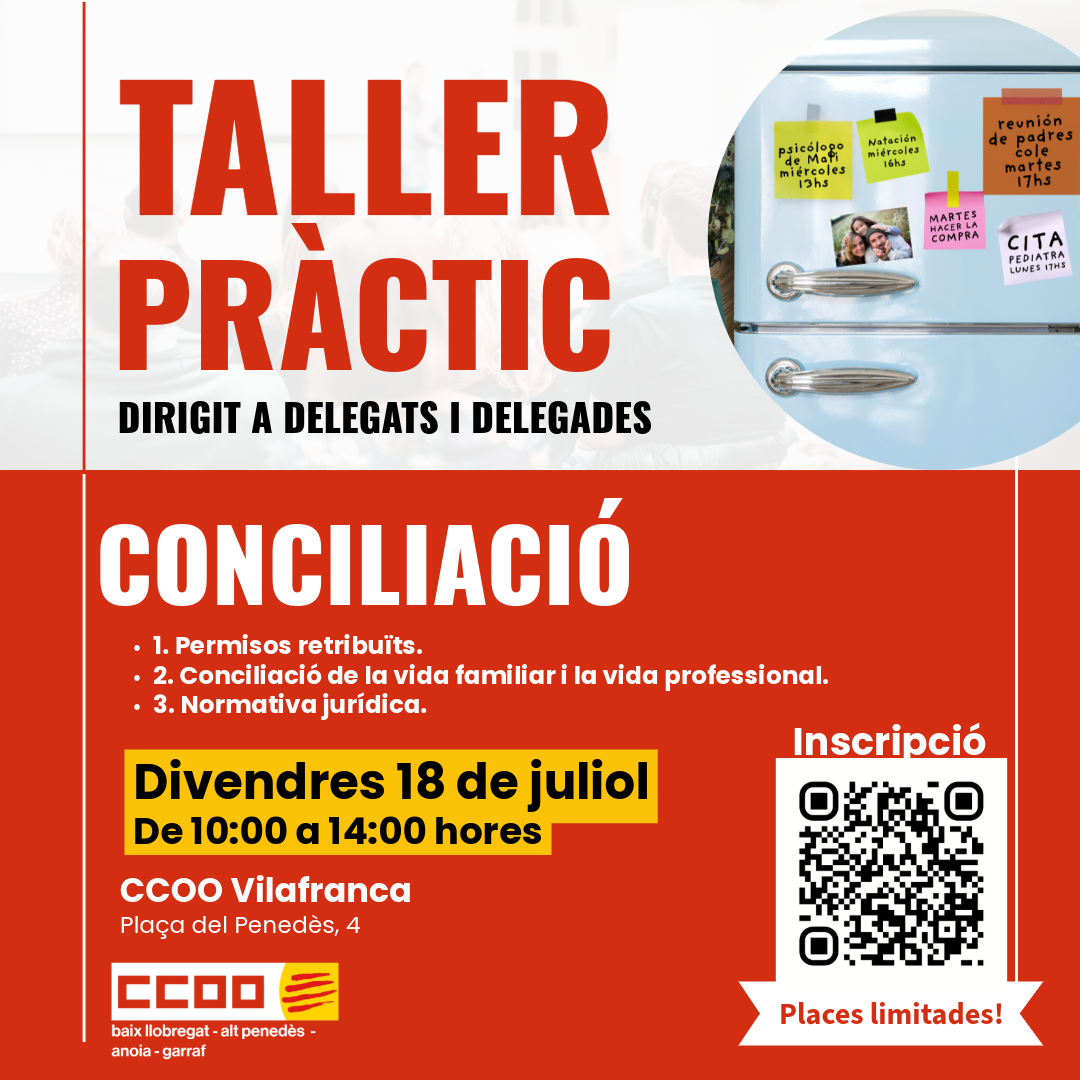 Taller Conciliació Ccoo Vilafranca 1807 Xarxes Socials