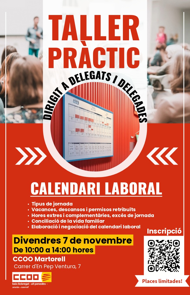 Taller Calendari Laboral Martorell 071125