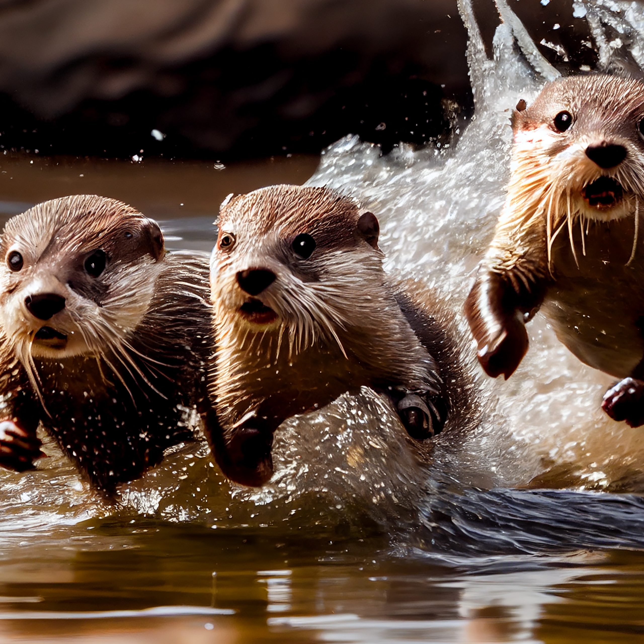 Animal Mammal Nature Animals In The Wild Wet Outdoors ,generative Ai