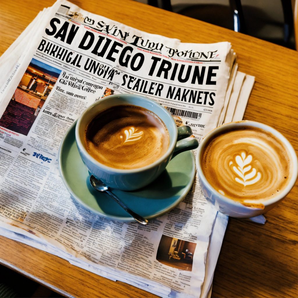 A Photo Of A Newspaper With The Headline San Dieg