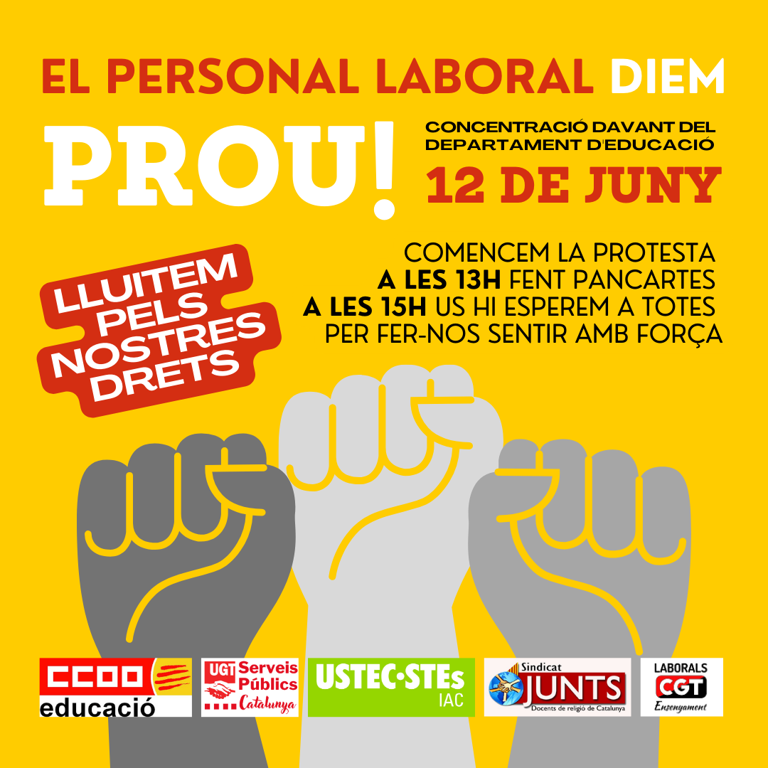 El personal laboral diem prou