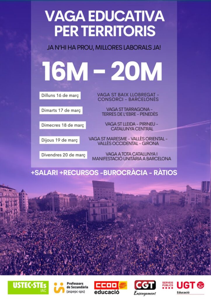 Cartell Unitari Vaga Educativa Març26