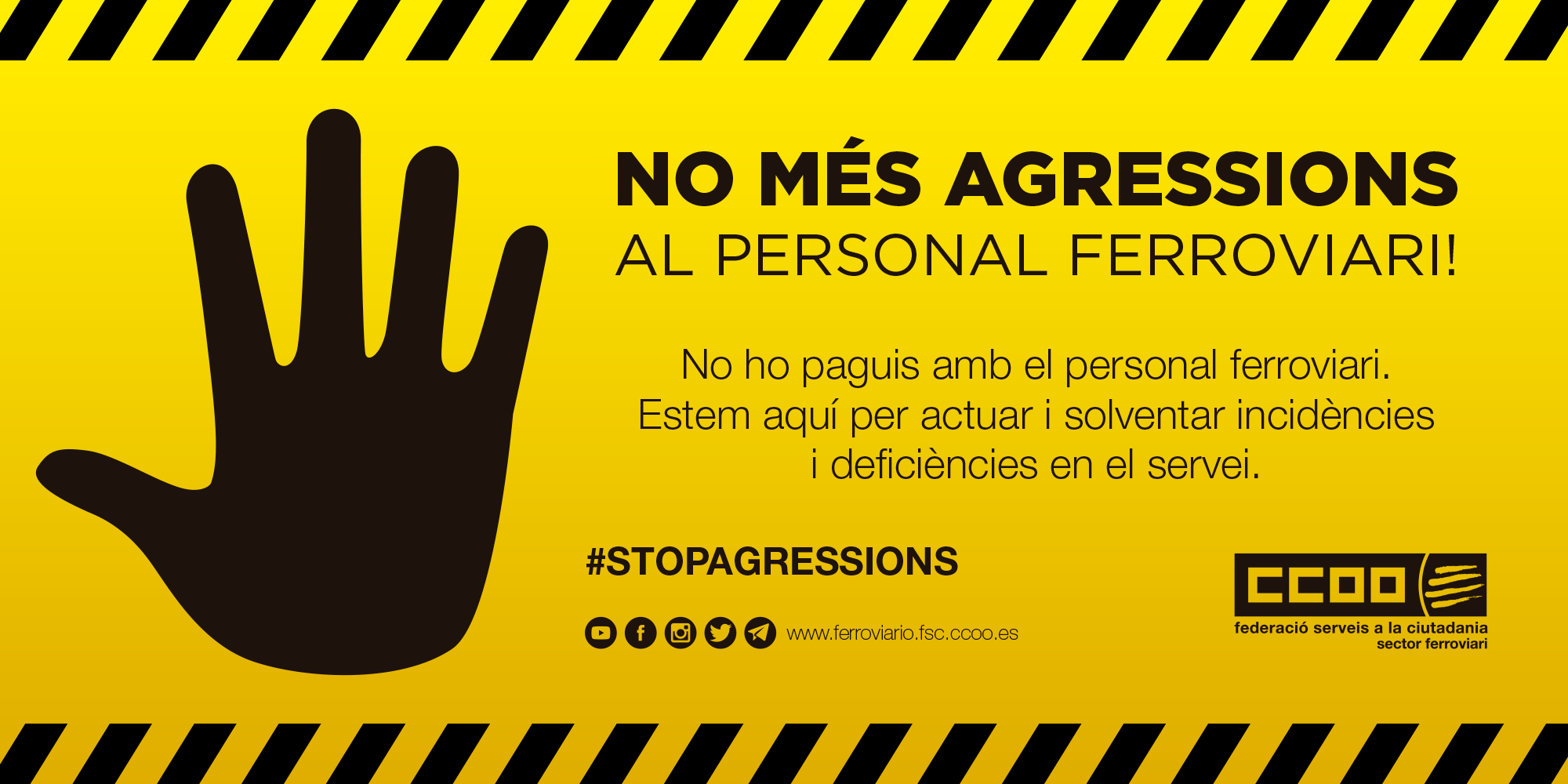Ferroviario Agresiones Catalunya Version Ciudadania