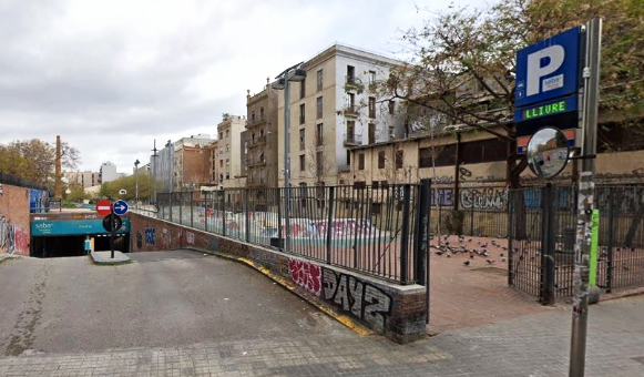 Entrada Parking Saba Bamsa Paralelo Barcelona