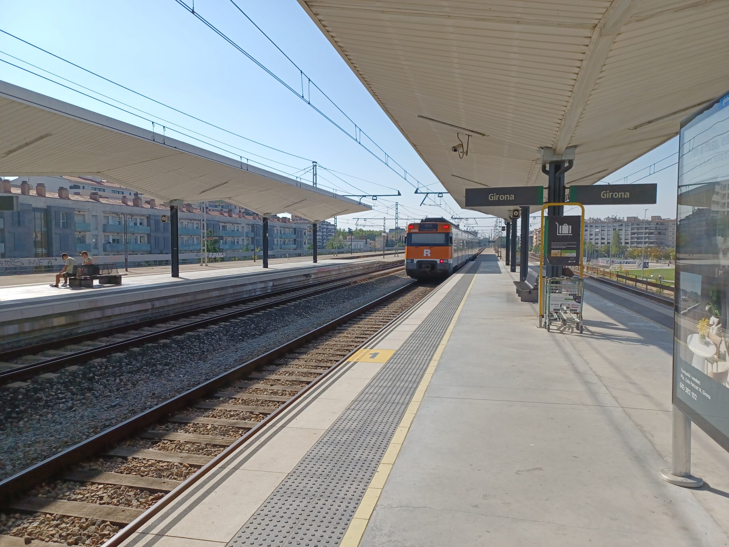 Depart Rodalies R11 Voie 2 Girona
