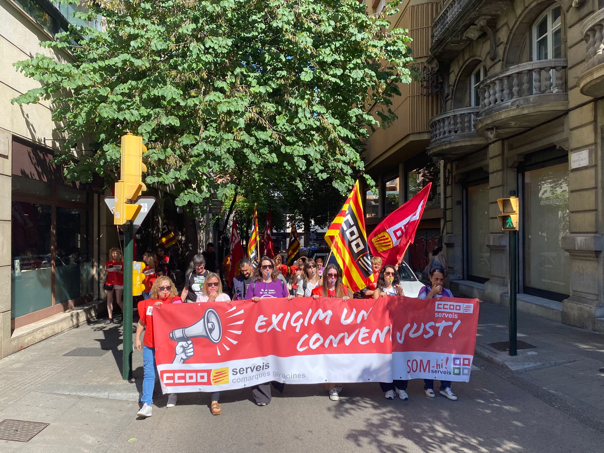 Manifestació comerç