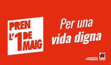 Cartell d'Acció Jove per una vida digna