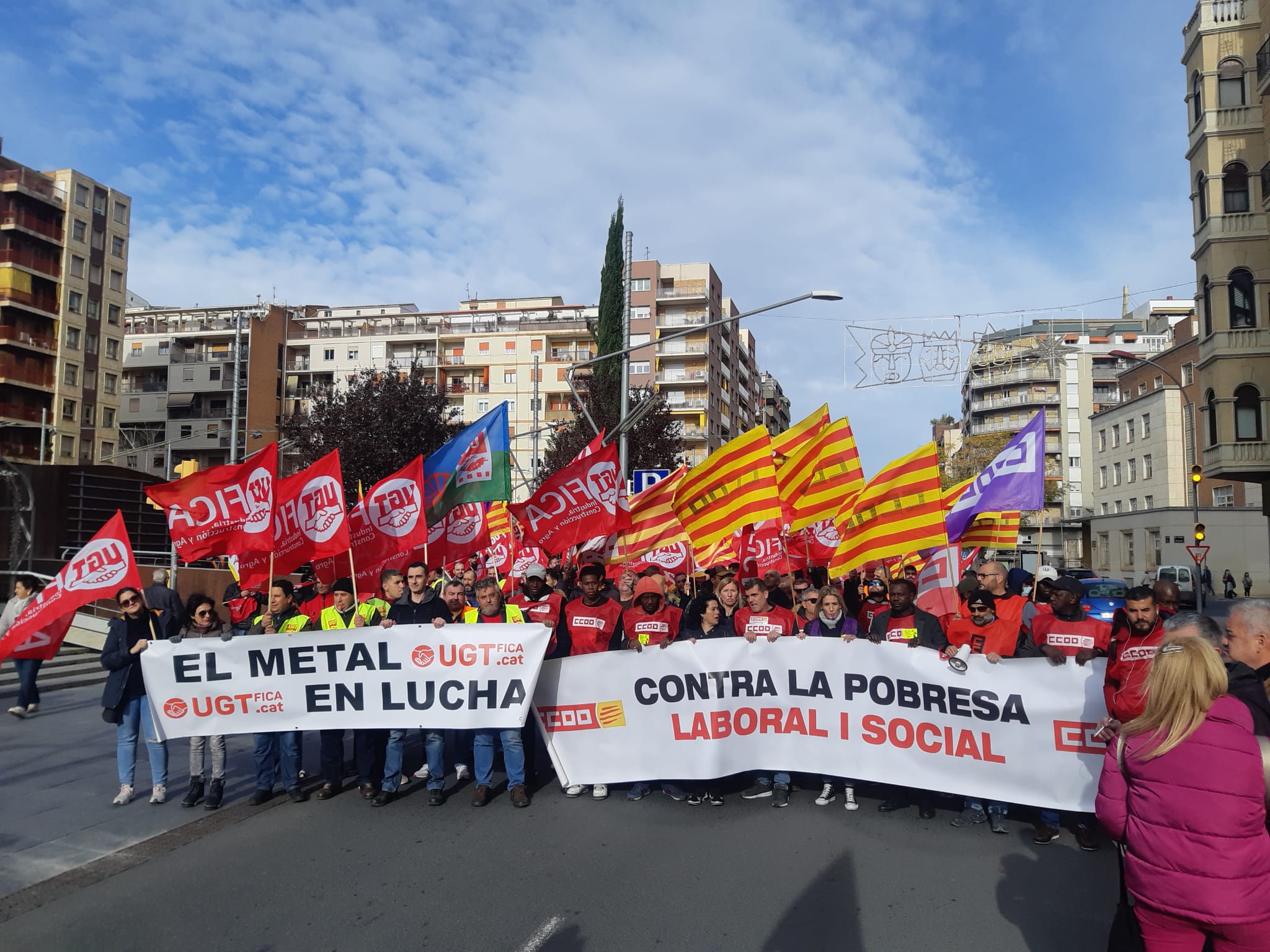 Vaga Metall Lleida Manifestacio