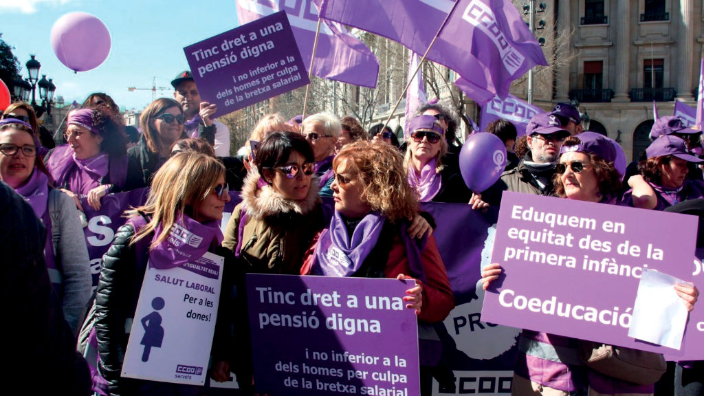 Mujeres Pensionistas Ccoo Pensio Digna