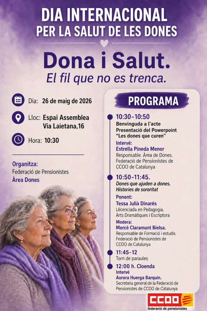 Cartell 26 De Maig. Les Dones Curen