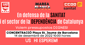 En Defensa De La Sanitat I El Sector De La DependÈncia De Catalunya