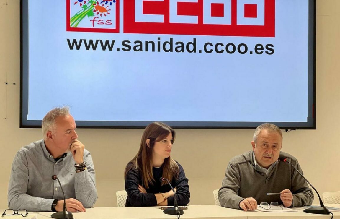 D'esquerra A Dreta Jesús Jordán, Responsable Ocupació Fss Ccoo, Rocío Ruiz, Responsable Comunicació Externa Fss Ccoo I Humberto Muñoz, Secretari General Fss Ccoo
