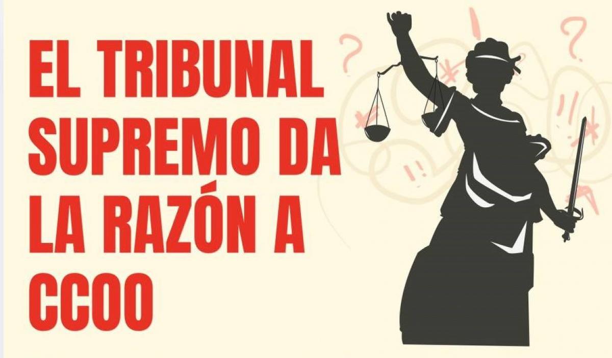 El Tribunal Suprem Dona La Raó A Ccoo