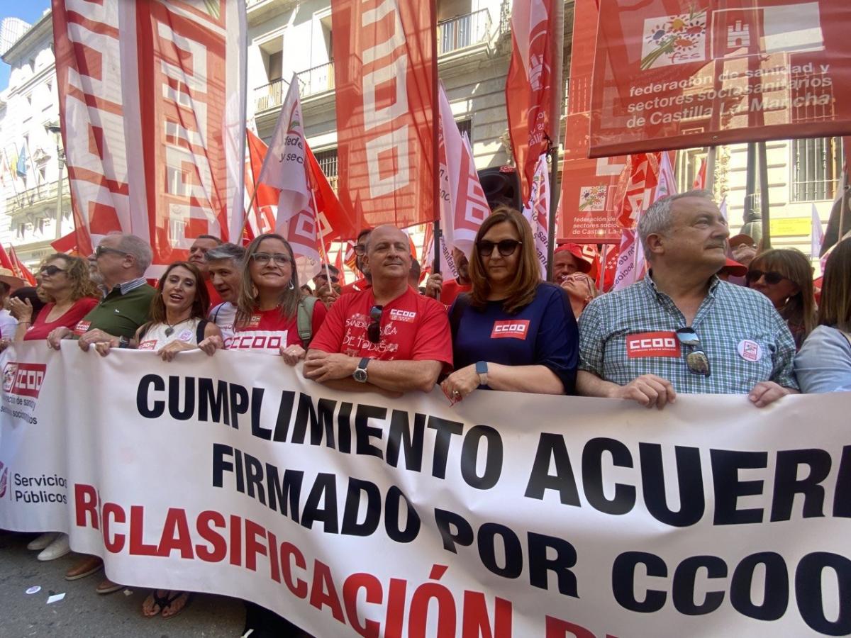 Concentració 21 De Maig De Tècnics Mitjans I Superiors Del Sns