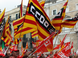 Banderes Ccoo Aturada Pais .jpg