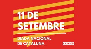 Baner 11 De Setembre Diada Nacional De Catalunya Ccoo