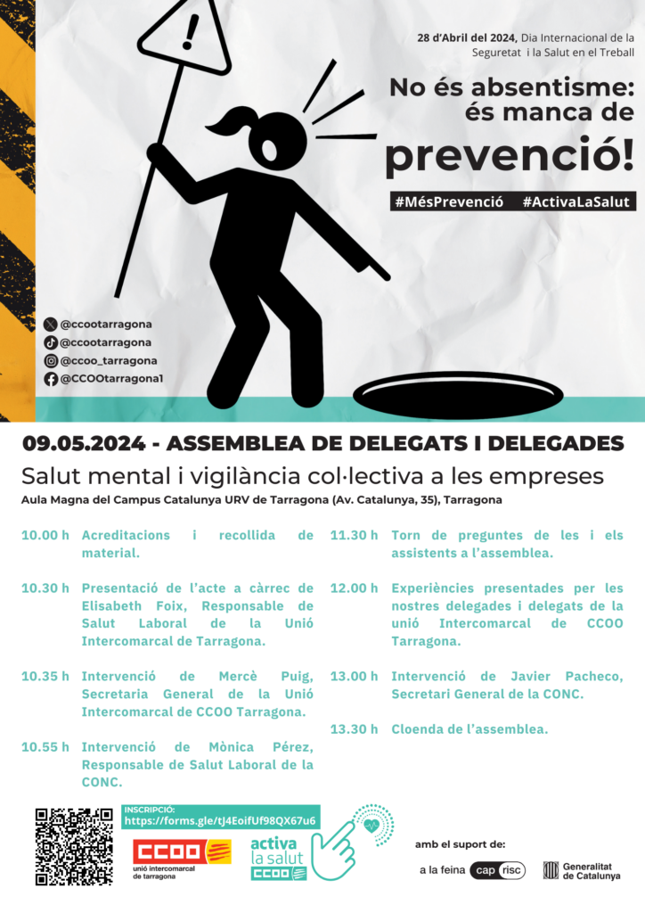 A4 Jornada Salut Laboral 28a Tarragona
