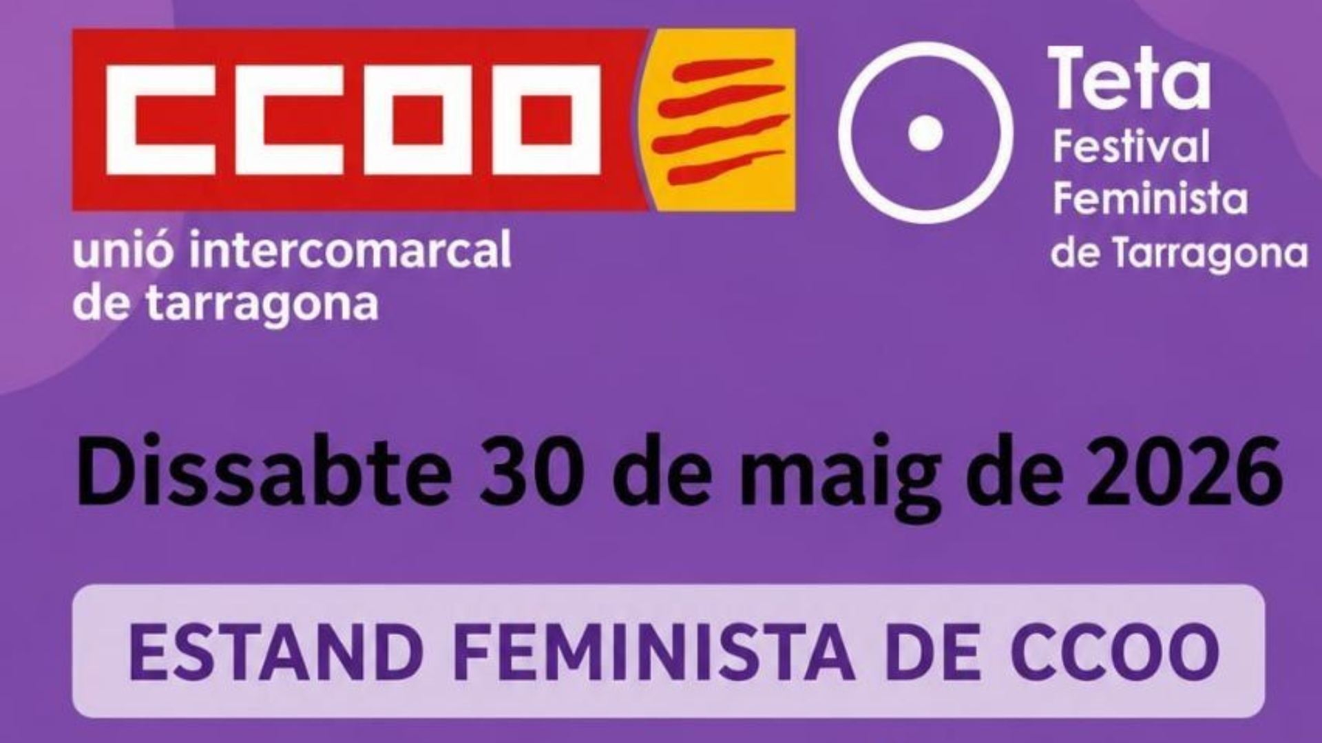 estand feminista ccoo tetafest
