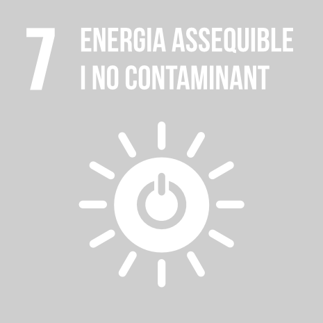 ODS 7. Garantir l'accés a una energia assequible, segura, sostenible i moderna per a totes les persones.