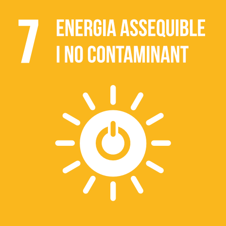 ODS 7. Garantir l'accés a una energia assequible, segura, sostenible i moderna per a totes les persones.