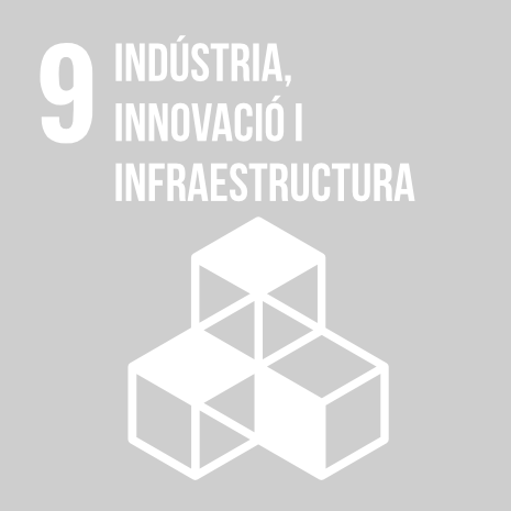 ODS 9. Construir infraestructures resilients, promoure la industrialització inclusiva i sostenible, i fomentar la innovació.