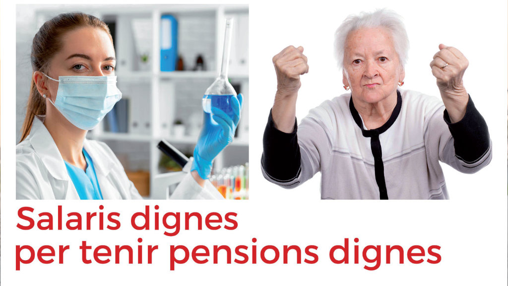 Cartell Campanya Pensions Dignes 2021