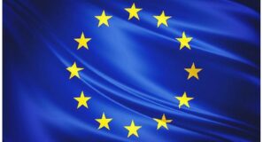 Bandera de la Unió Europea. Dia d'Europa. 9 de Maig