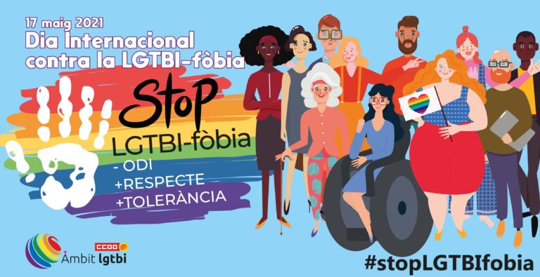 Cartel Horizontal Día Internacional Contra Lgtbifobia 2021