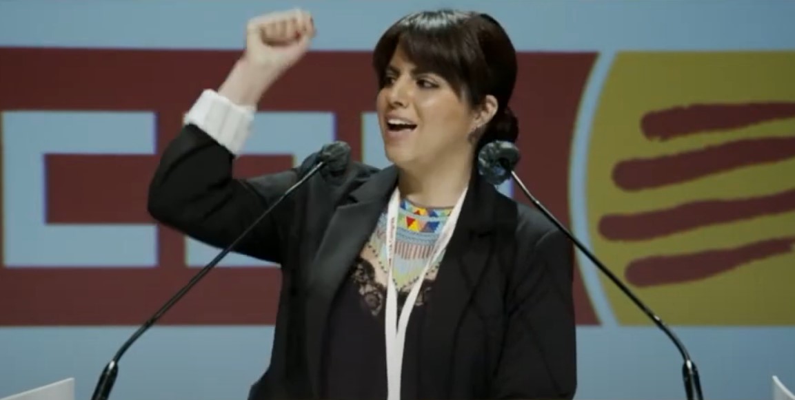 Liliana Reyes al 12è Congrés de CCOO de Catalunya