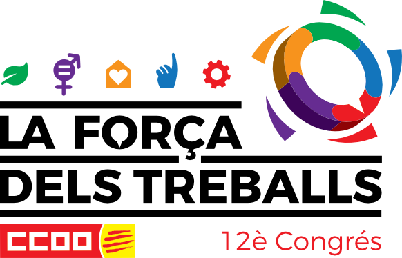 Logo del 12è Congrés horitzontal, amb icones i llegenda