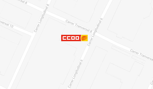 Mapa de situació de CCOO a Mercabarna