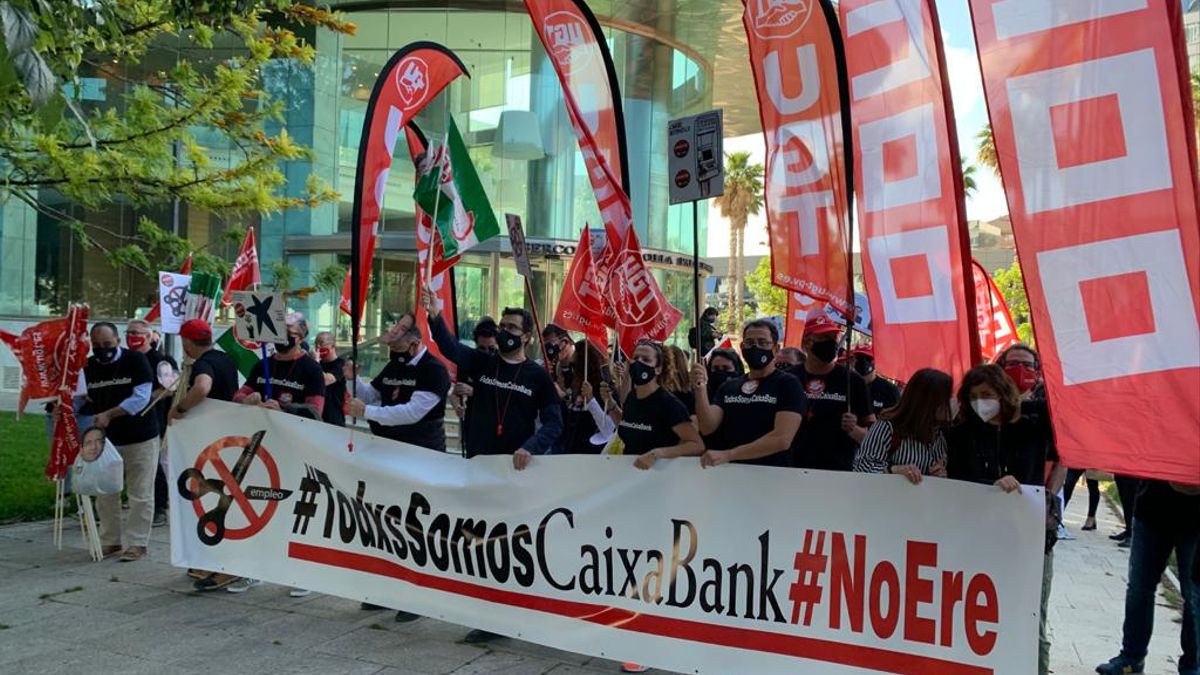 Protestes Caixabank Aturada 7 De Juny