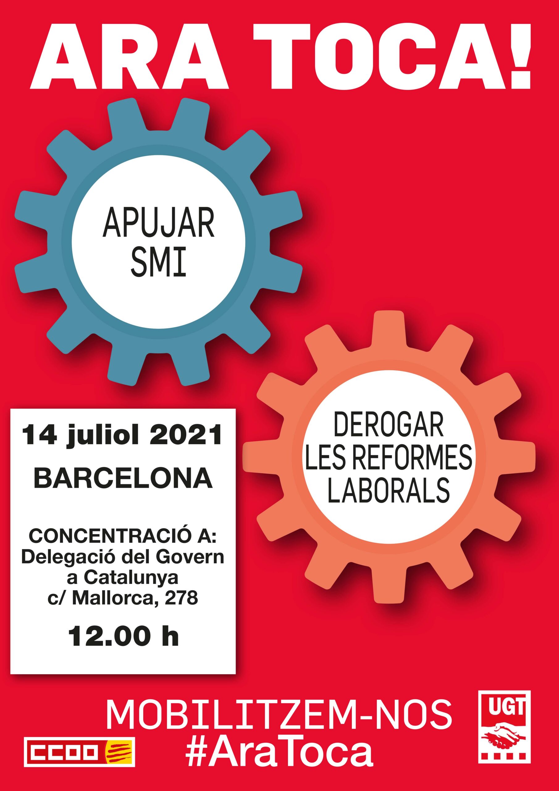 Cartell Ara Toca Juliol 2021