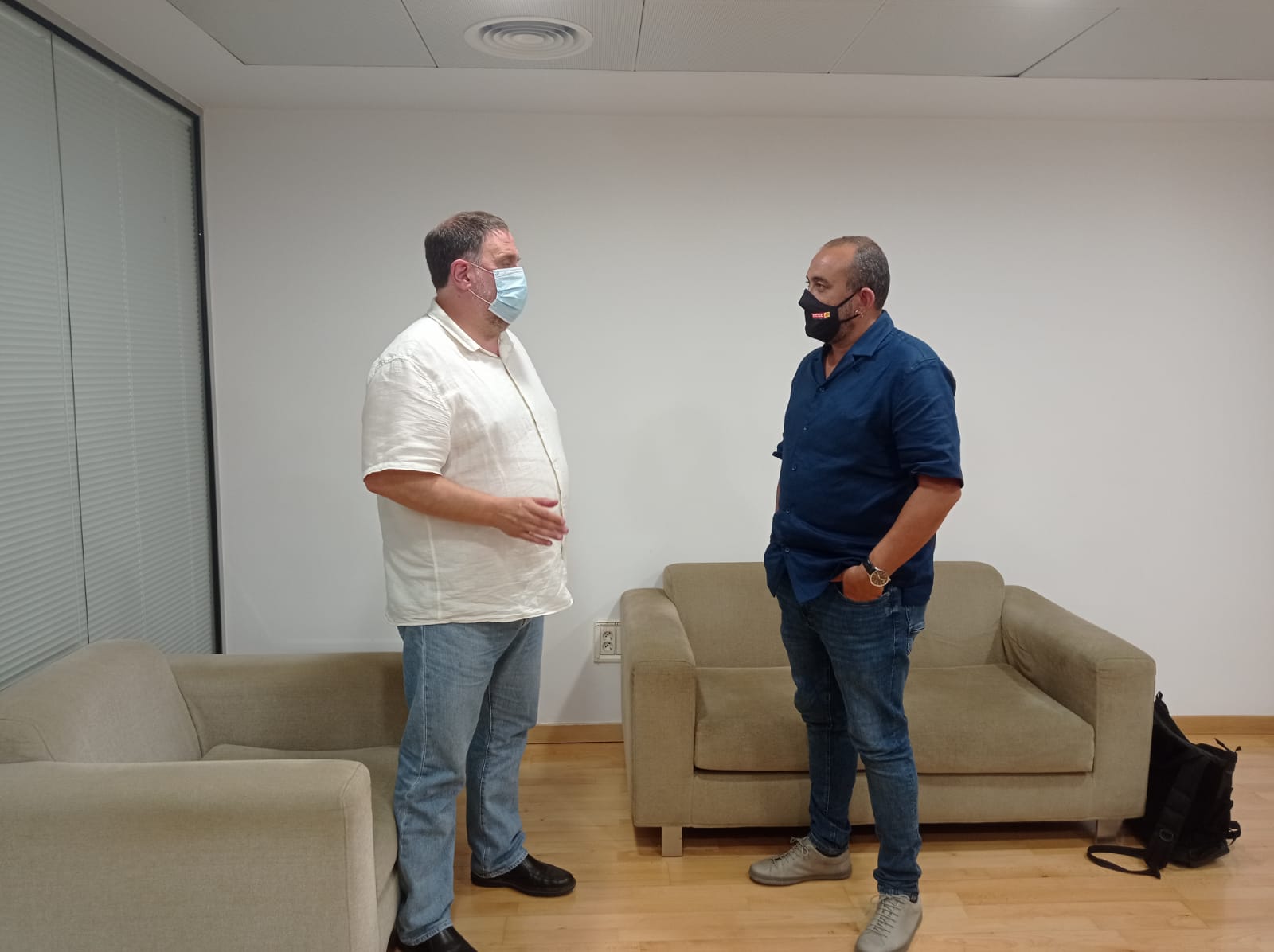 Trobada Junqueras Pacheco 31 Agost