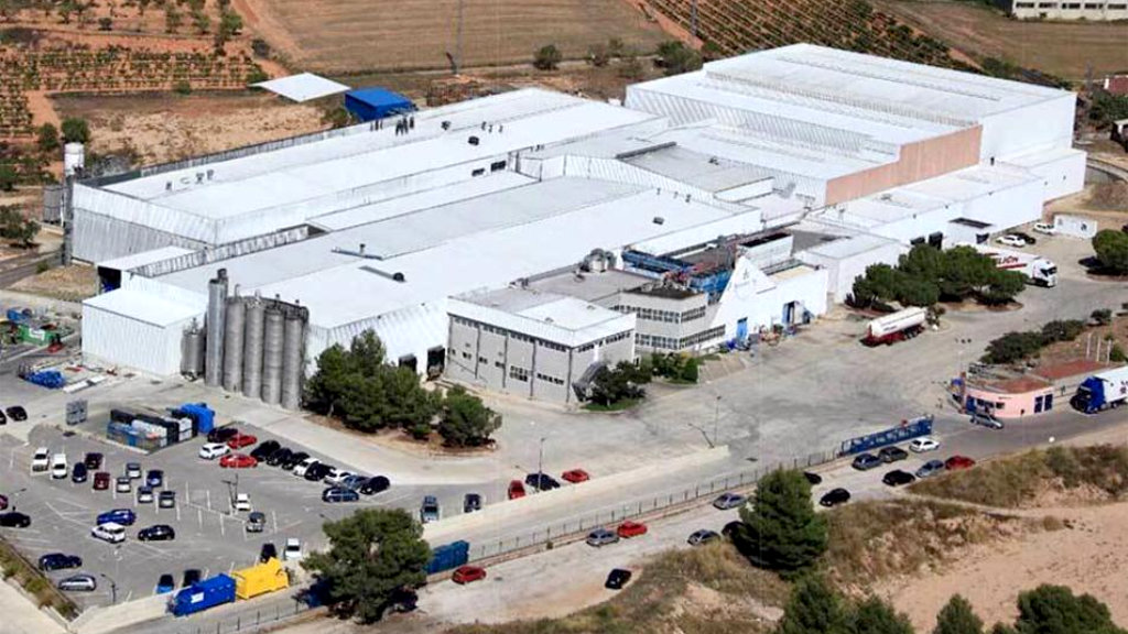 Vista aèrea d'Europastry a Sarral