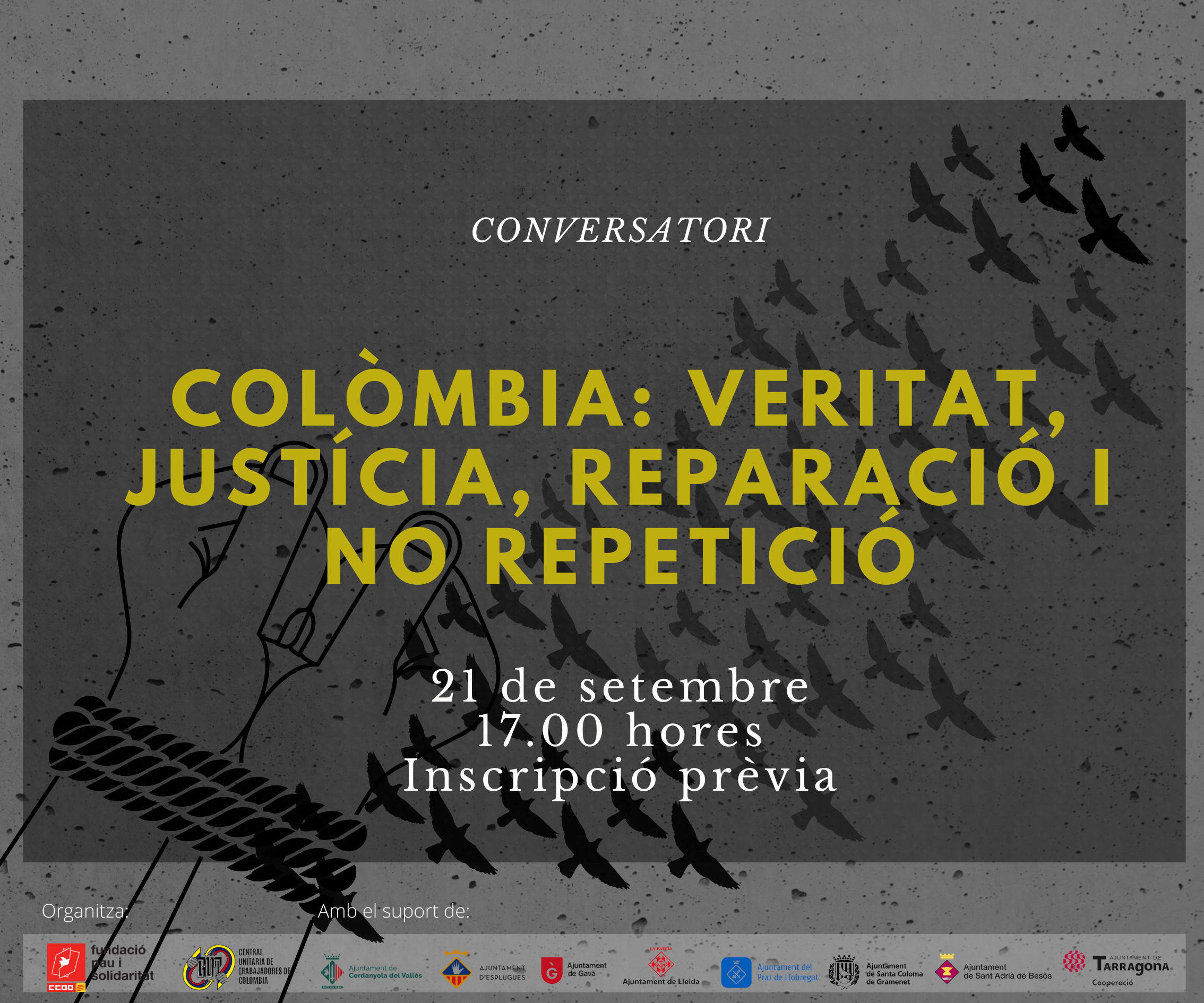 Cartell Colombia Veritat Justicia Reparacio No Repeticio