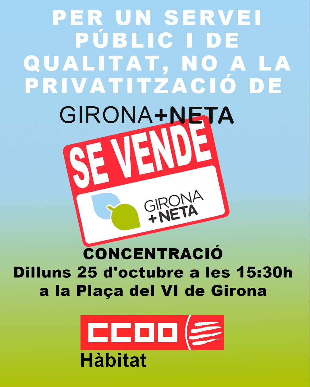 Girona +neta Concentracio