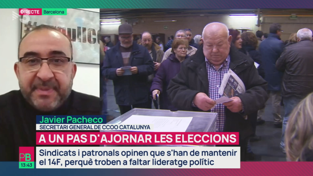 Javier Pacheco Planta Baixa Ajornament Eleccions