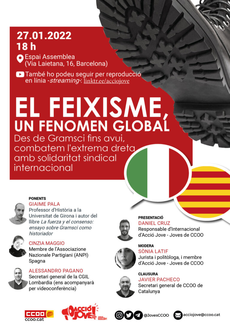 Cartel Jornada El Fascismo Un Fenómeno Global