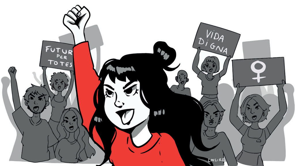 Comic Vida Digna Dones Feminismes Lmsire