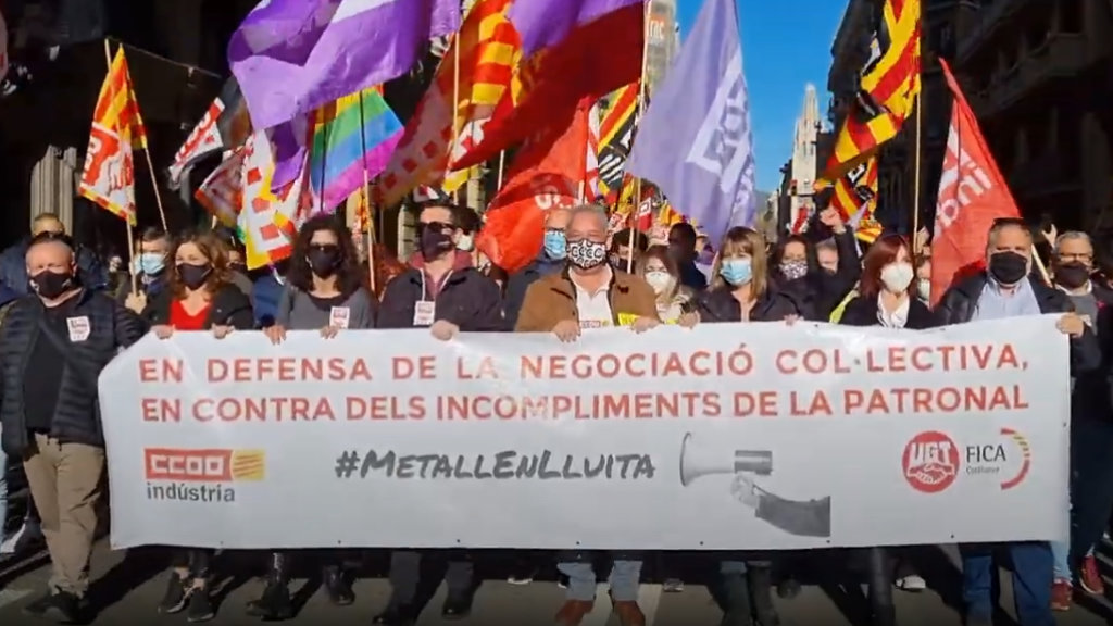 Metall En Lluita Defensa Negociacio Collectiva