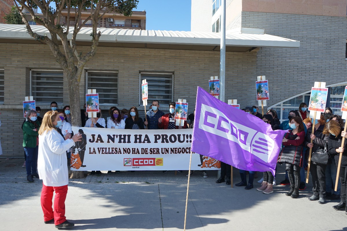 Residencies Lleida Protesta