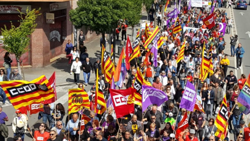 Manifestacio 1 Maig 2019 Terrassa