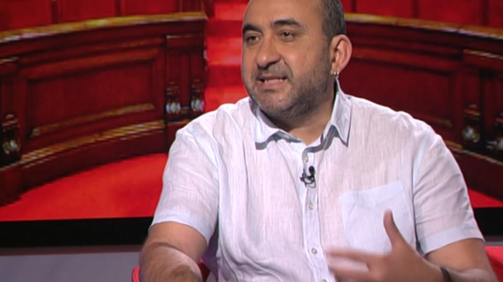 Javier Pacheco al programa Aquí parlem