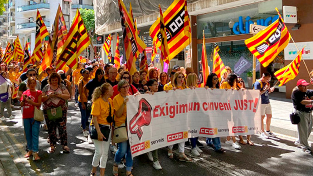 Manifestacio Convenis Serveis Tarragona