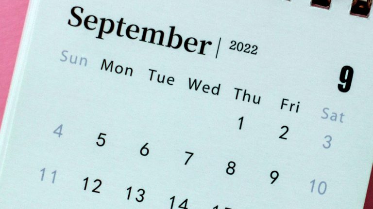 Calendari Setembre 2022
