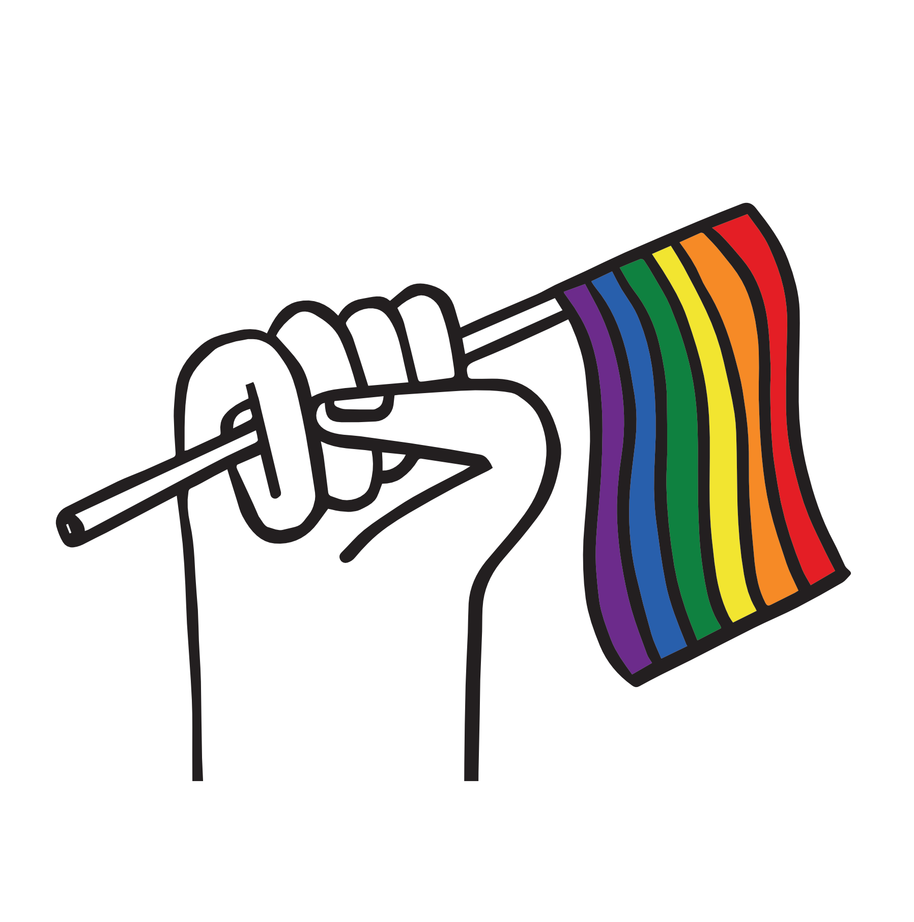 Puny Petit Bandera Lgtbi Transparent